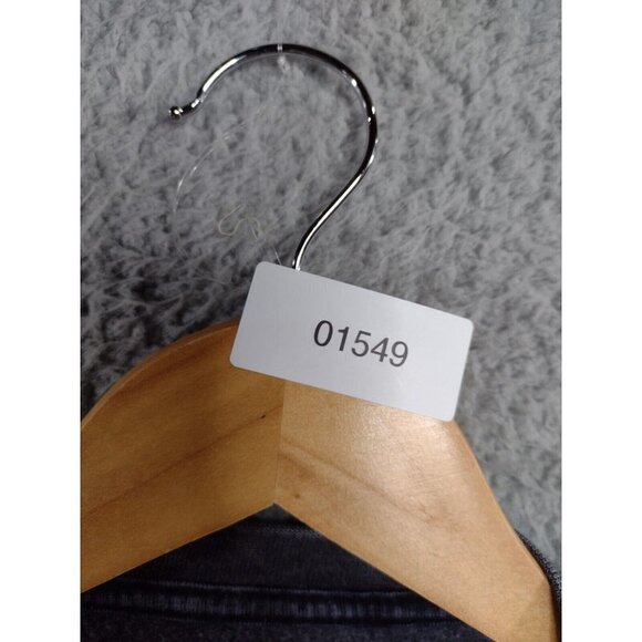 Affliction NEW AC Cali Ride Fleece Black Lava Wash Crop Top Sweatshirt Large - Picture 10 of 10